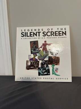 Legends of the Silent Screen: A Collection of U.S. Postage Stamps Book with Stam